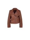 CAMAIEU Кафяво дамско кожено яке