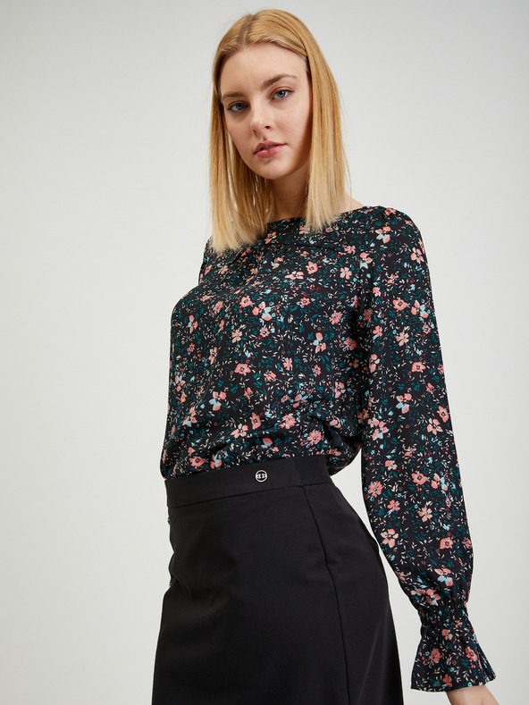 Orsay Черна къса пола по тялото ORSAY