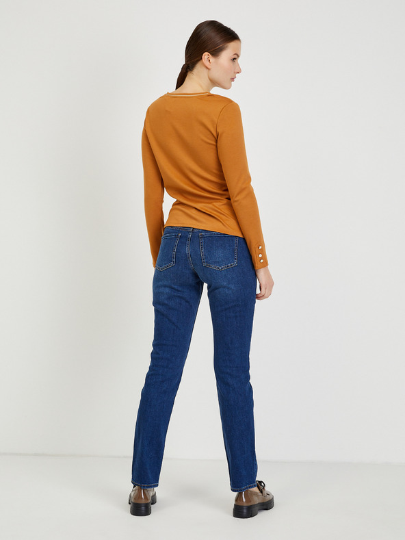 Orsay Кафява дамска риза с дълъг ръкав ORSAY