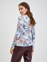 Orsay Светлосива дамска тениска на цветя ORSAY