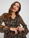 Orsay Кафяво-черна дамска блуза с десен ORSAY