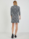 Orsay Черно-бяла дамска рокля с десен ORSAY
