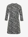 Orsay Черно-бяла дамска рокля с десен ORSAY