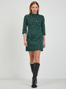 Orsay Зелена дамска рокля с десен ORSAY