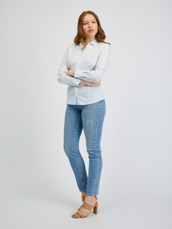 Orsay Светлосиня дамска риза ORSAY