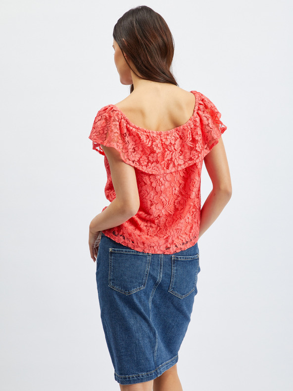 Orsay Розова дамска дантелена блуза ORSAY