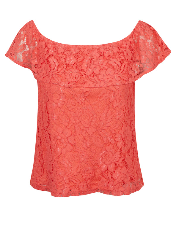 Orsay Розова дамска дантелена блуза ORSAY