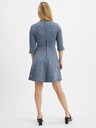 Orsay Синя дамска рокля с десен ORSAY
