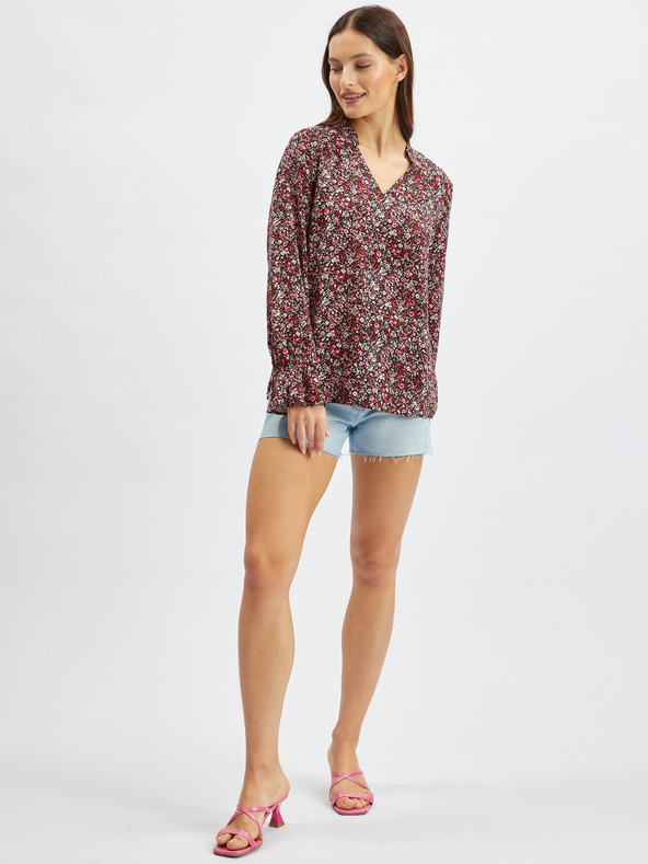 Orsay Винена дамска блуза на цветя ORSAY