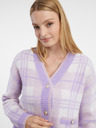 Orsay Светлолилава дамска жилетка на каре ORSAY