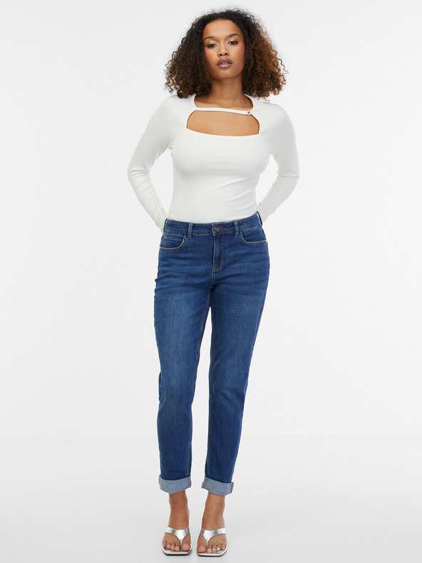 Orsay Бяла дамска тениска ORSAY