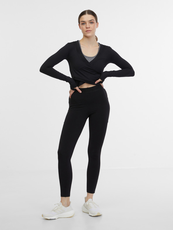 Orsay Черен дамски спортен топ ORSAY