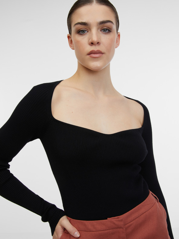 Orsay Черен дамски пуловер ORSAY