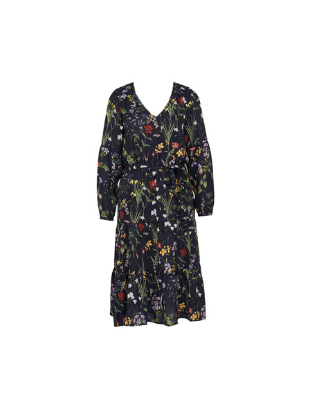 CAMAIEU Тъмнозелени цветни рокли