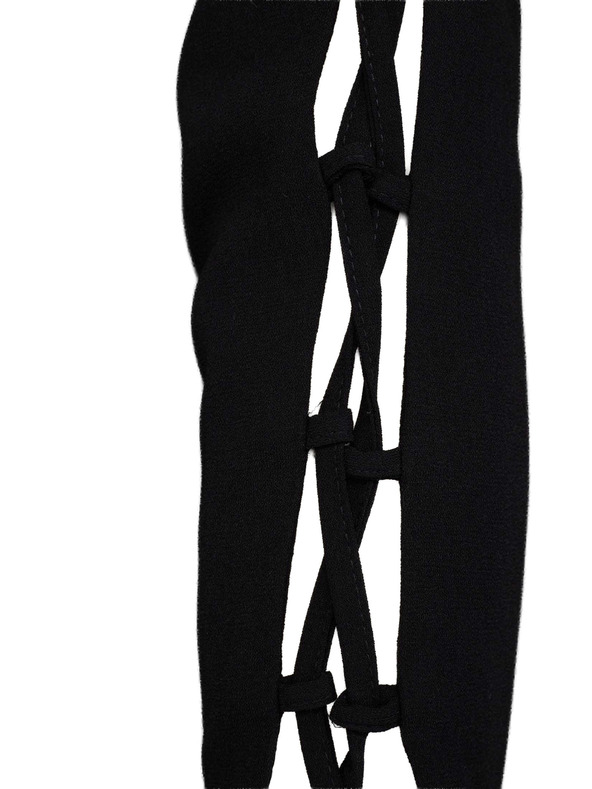 CAMAIEU Черни рокли с връзки на ръкавите