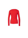 CAMAIEU Червена тениска с дълъг ръкав CAMAIEU
