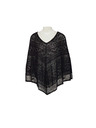 CAMAIEU Черно прозрачно пончо CAMAIEU