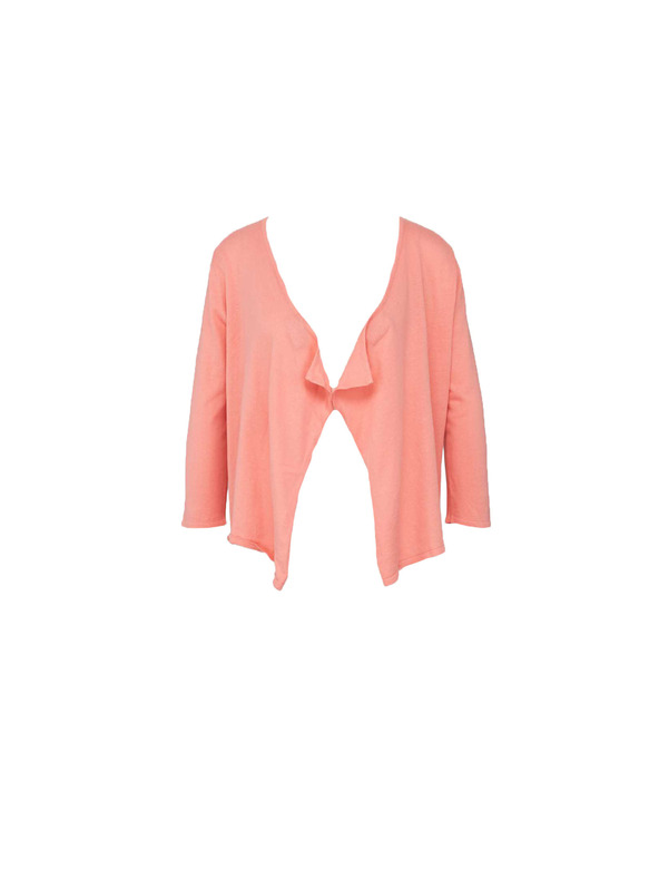 CAMAIEU Розов къс кардиган CAMAIEU