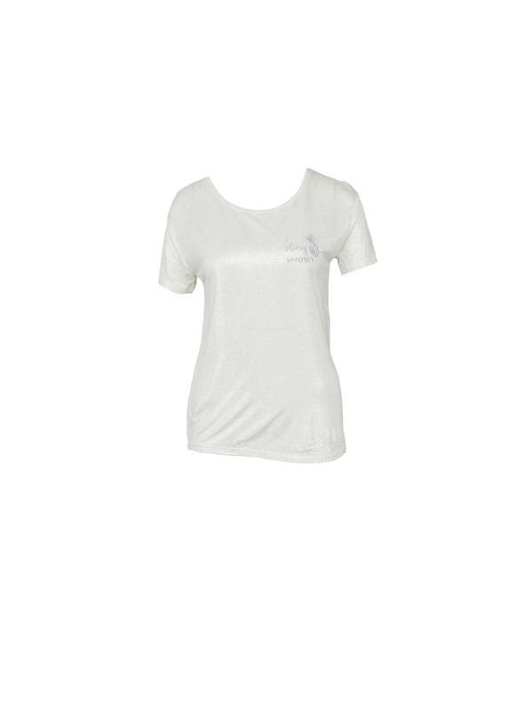 CAMAIEU Кремава тениска CAMAIEU