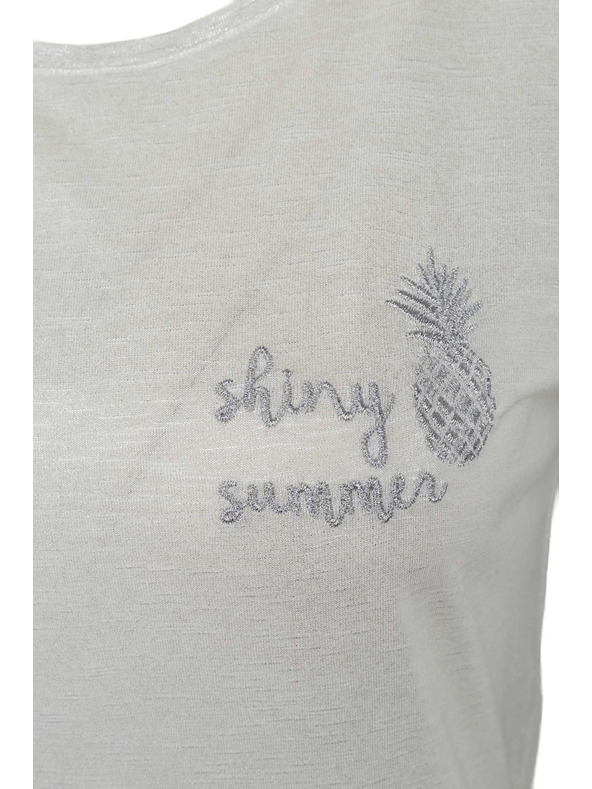 CAMAIEU Кремава тениска CAMAIEU