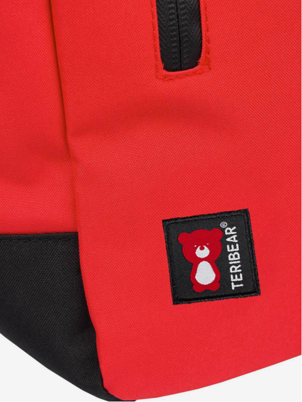 BAAGL  Червена раница с обвивка teribear червена Baagl