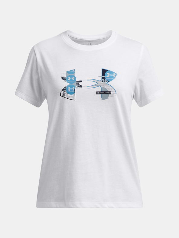 Under Armour Under Armour UA Big Logo UA Fill SS Тениска за момичета