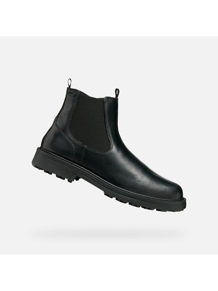 Geox Черна мъжка котешка обувка Geox Lagorai + Grip A