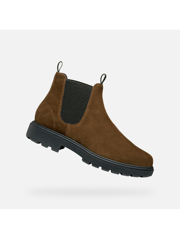 Geox Кафява мъжка котешка обувка Geox Spherica EC7