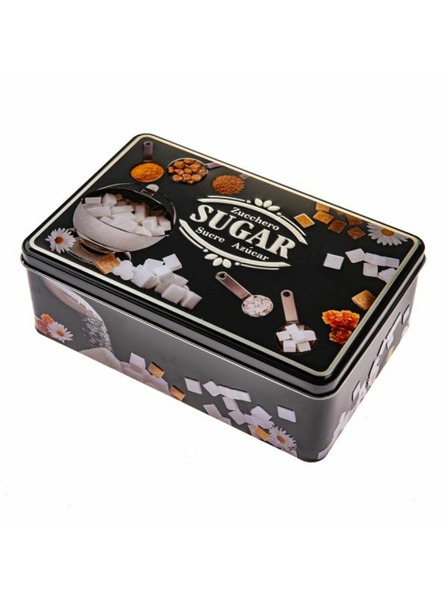 Casa de Engel Метална кутия за захар (3D дизайн) 20 x 13 см, /48