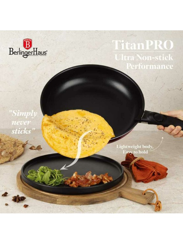 Berlingerhaus Комплект съдове с подвижна дръжка 9 части Leonardo Collection BERLINGERHAUS