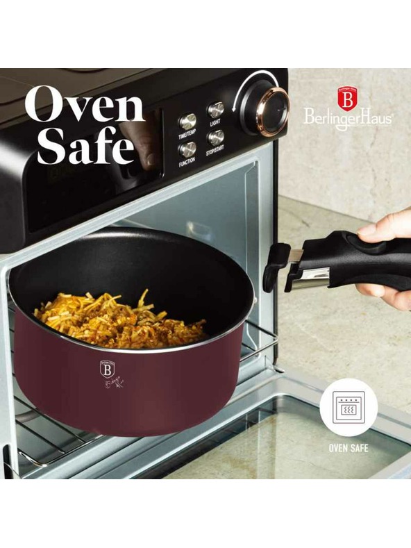 Berlingerhaus Комплект съдове с подвижна дръжка 9 части Leonardo Collection BERLINGERHAUS