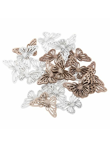 Casa de Engel Дървена пеперуда - комплект 24бр, 12/144