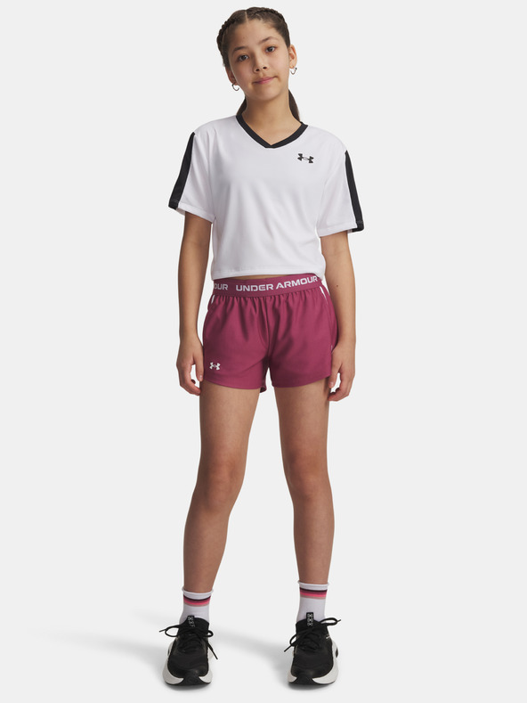 Under Armour Момичешки къси панталони Under Armour G Tech Play Up Short-RED