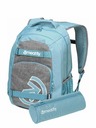 Meatfly Meatfly раница Exile Grey Heather / Aqua 24 L + МОЛИВНИК | Сива | Обем 24 L