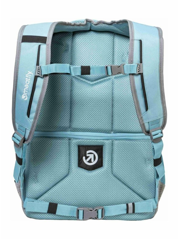 Meatfly Meatfly раница Exile Grey Heather / Aqua 24 L + МОЛИВНИК | Сива | Обем 24 L