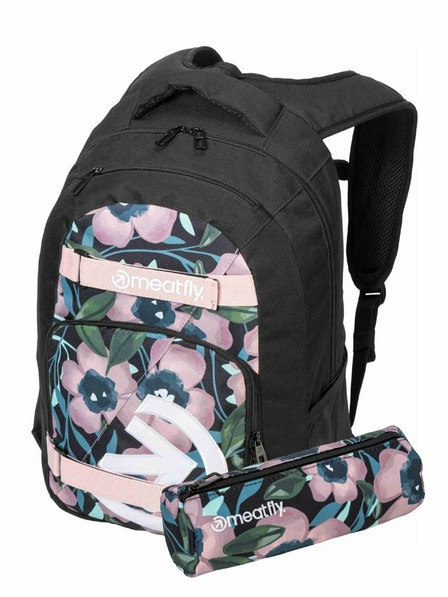 Meatfly Meatfly раница Exile Pink Flowers 24 L + МОЛИВНИК | Обем 24 L