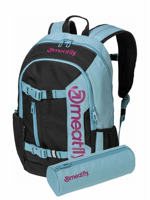 Meatfly Meatfly раница Basejumper Aqua / Pink 22 L + МОЛИВНИК | Обем 22 L