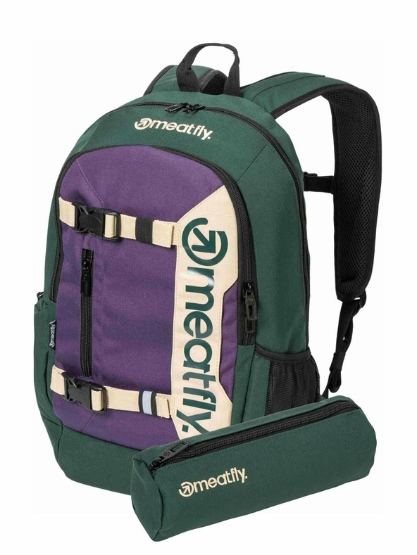 Meatfly Meatfly раница Basejumper Botanical / Purple 22 L + МОЛИВНИК | Обем 22 L