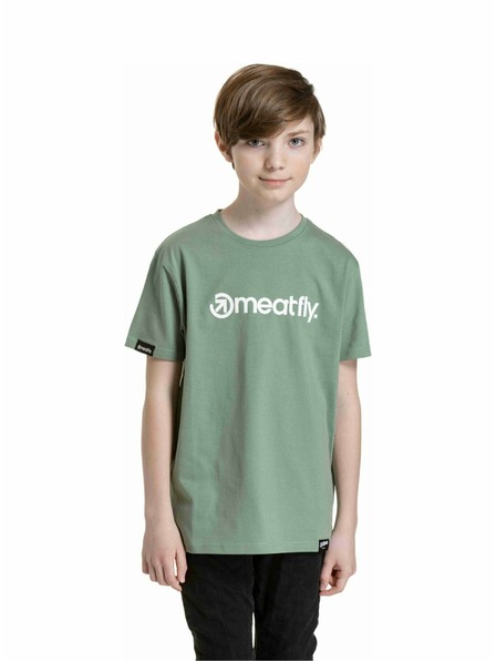 Meatfly Meatfly детска тениска Bart Olive | Зелена