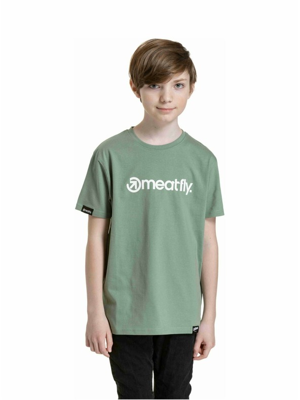 Meatfly Meatfly детска тениска Bart Olive | Зелена