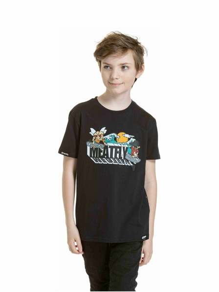 Meatfly Meatfly детска тениска Skejters Black | Черна