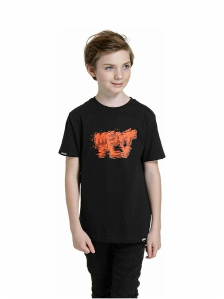 Meatfly Meatfly детска тениска Rock Black | Черна
