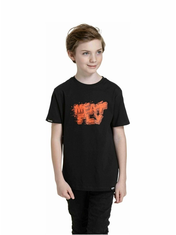 Meatfly Meatfly детска тениска Rock Black | Черна