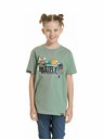 Meatfly Meatfly детска тениска Skejters Olive | Зелена