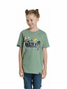 Meatfly Meatfly детска тениска Skejters Olive | Зелена