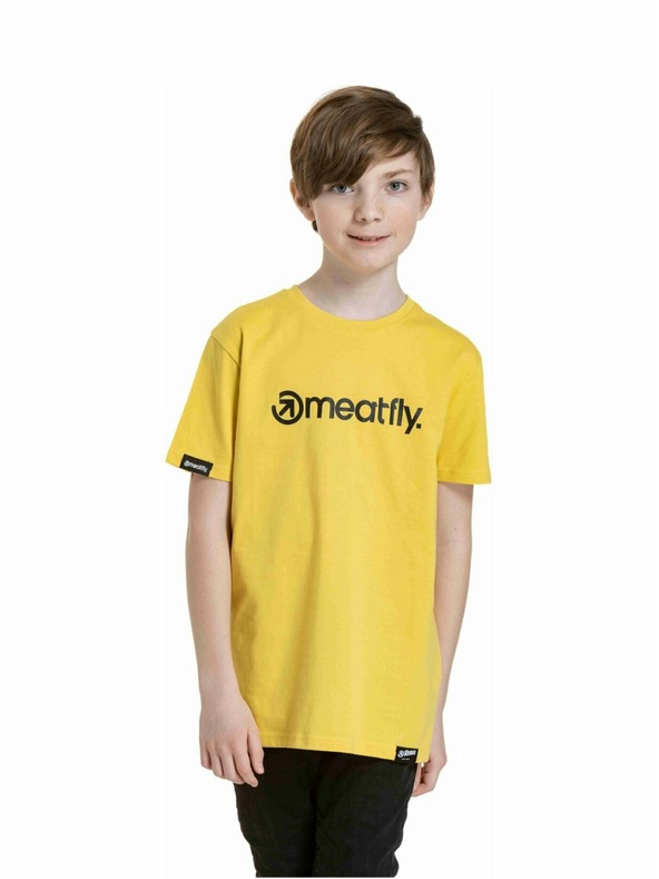 Meatfly Meatfly детска тениска Bart Vanilla | Жълта