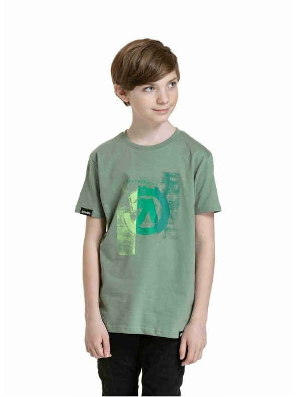 Meatfly Meatfly детска тениска Artee Olive | Зелена