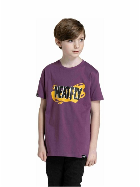 Meatfly Meatfly детска тениска Fleck Лилава