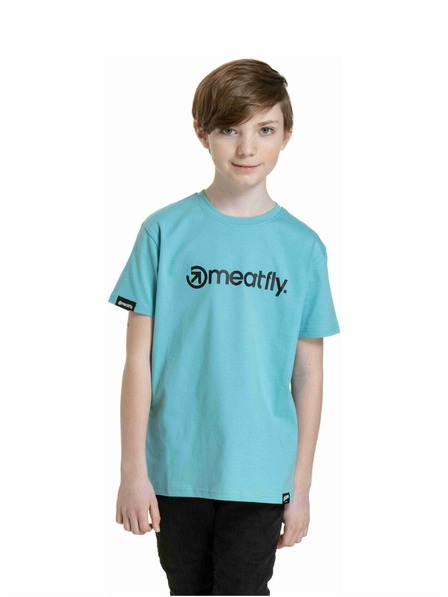Meatfly Meatfly детска тениска Bart Мента | Синя