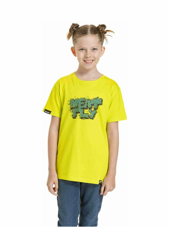 Meatfly Meatfly детска тениска Rock Safety Жълта | Жълта